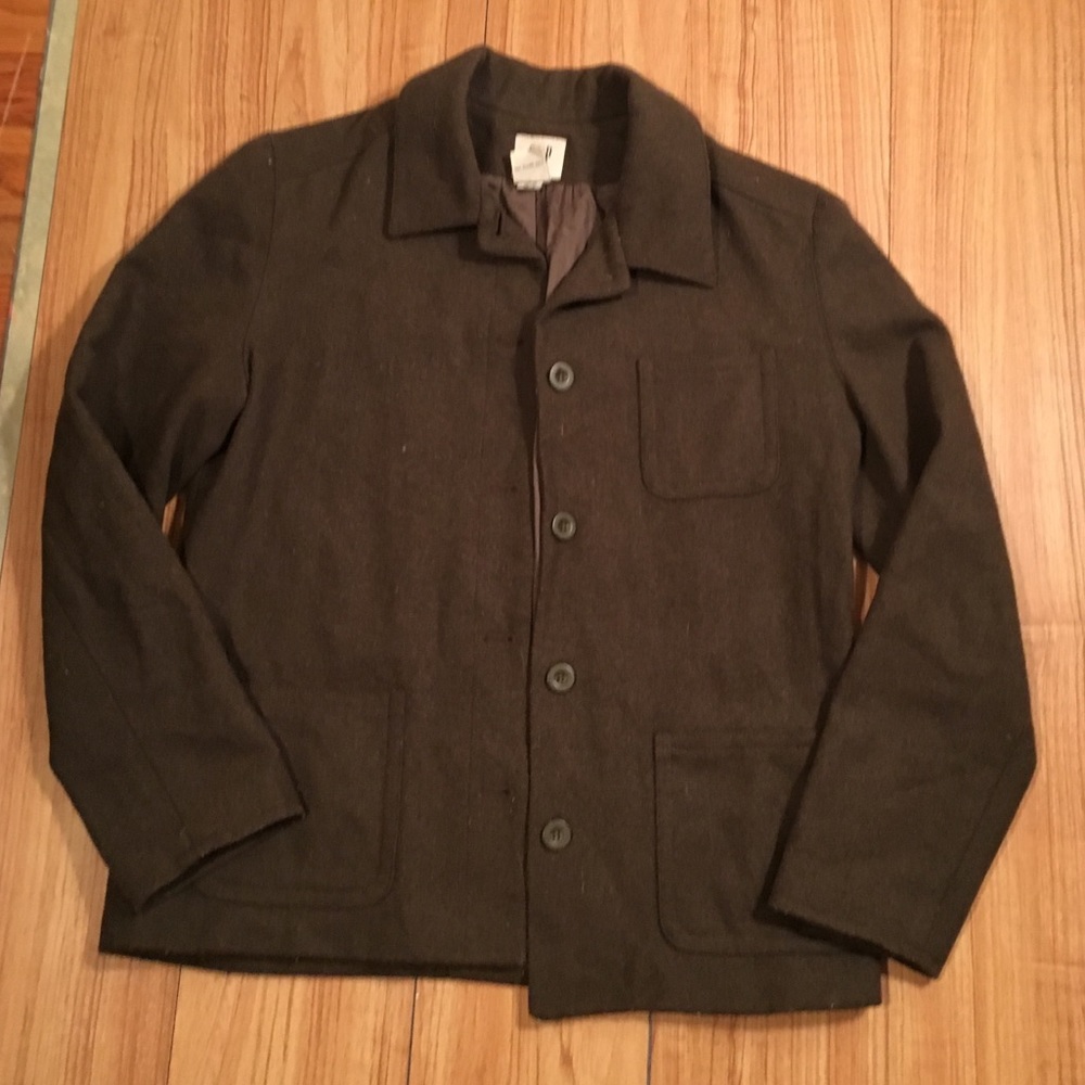 Vintage Gap Olive Green Wool Coat